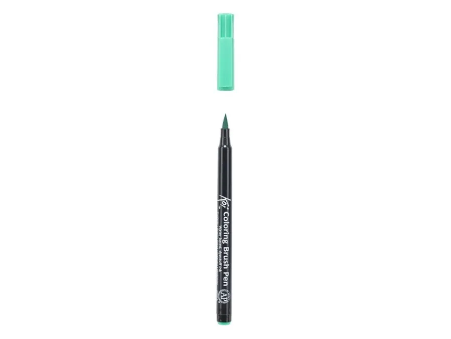 Sakura KOI Coloring Brush Pen – 28 Blue Green Light