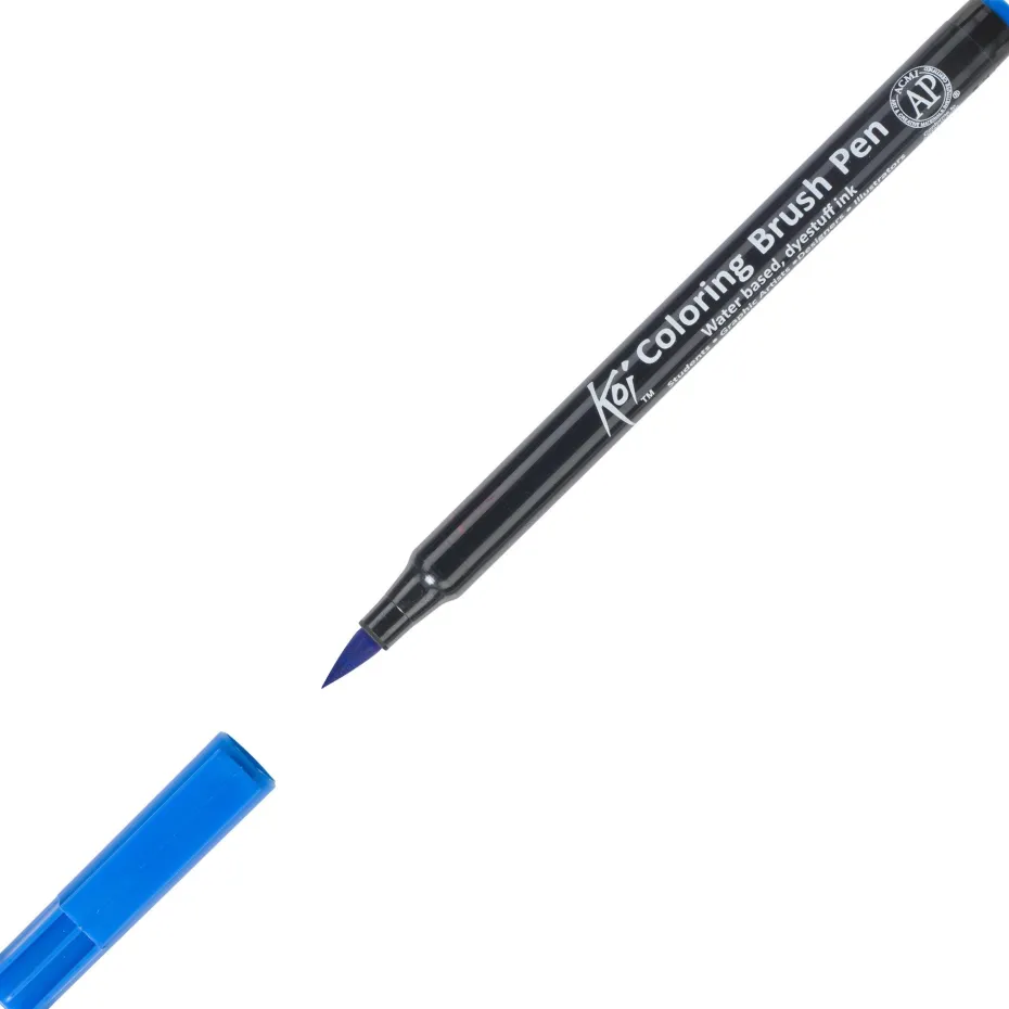 Sakura KOI Coloring Brush Pen – 25 Cerulean Blue
