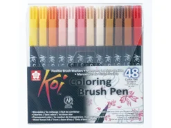 Sakura KOI Coloring Brush Pen Sett – 48stk