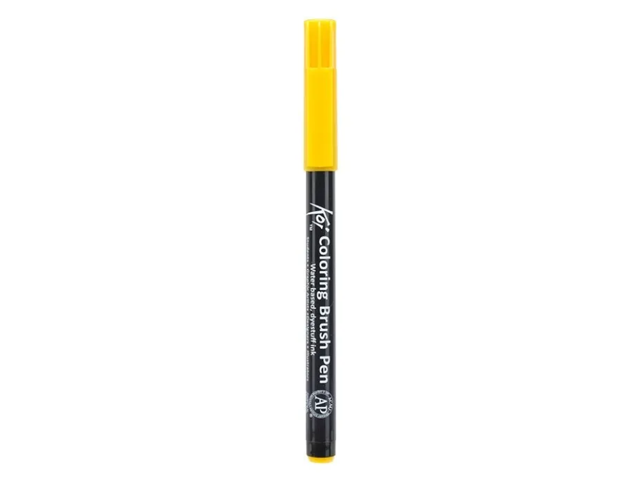 Sakura KOI Coloring Brush Pen – 4 Deep Yellow