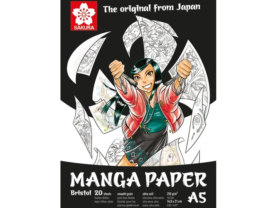 Sakura Manga Paper A5 – 20 ark – 250g