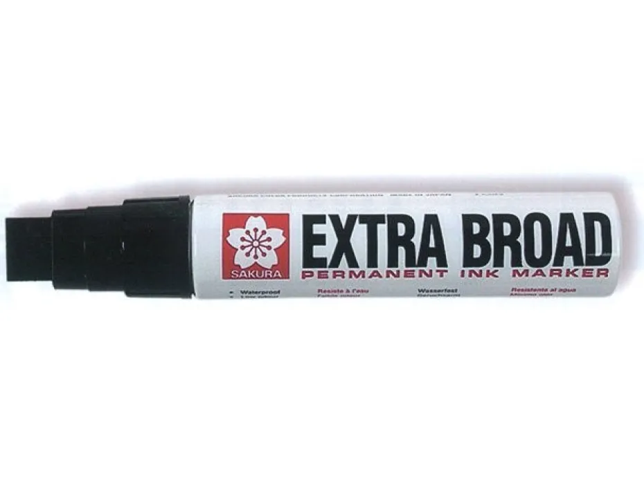 Sakura Marker Xjgks #49 Sort/Ekstra bred tusj
