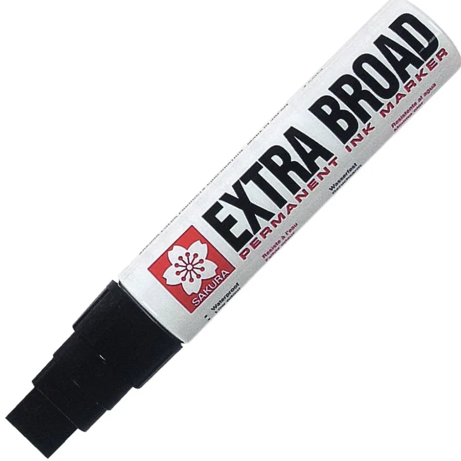 Sakura Marker Xjgks #49 Sort/Ekstra bred tusj