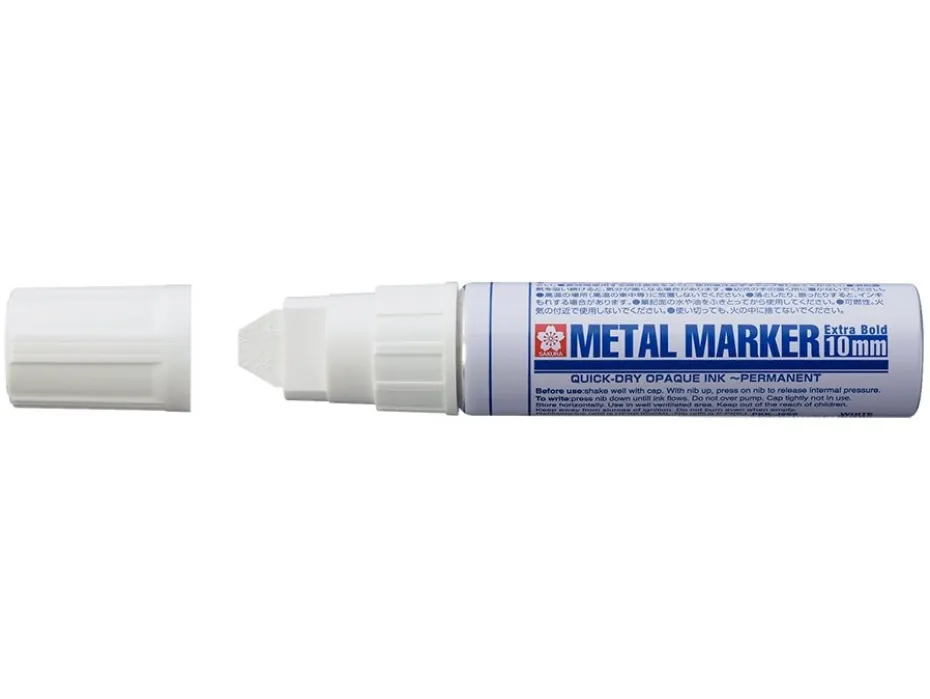 Sakura Metal Marker 10mm – #50 Hvit