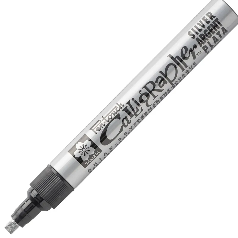 Sakura Pen-Touch Calligrapher – Medium – 53 Sølv