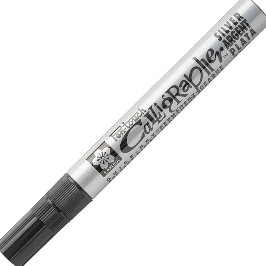 Sakura Pen-Touch Calligrapher – Medium – 53 Sølv