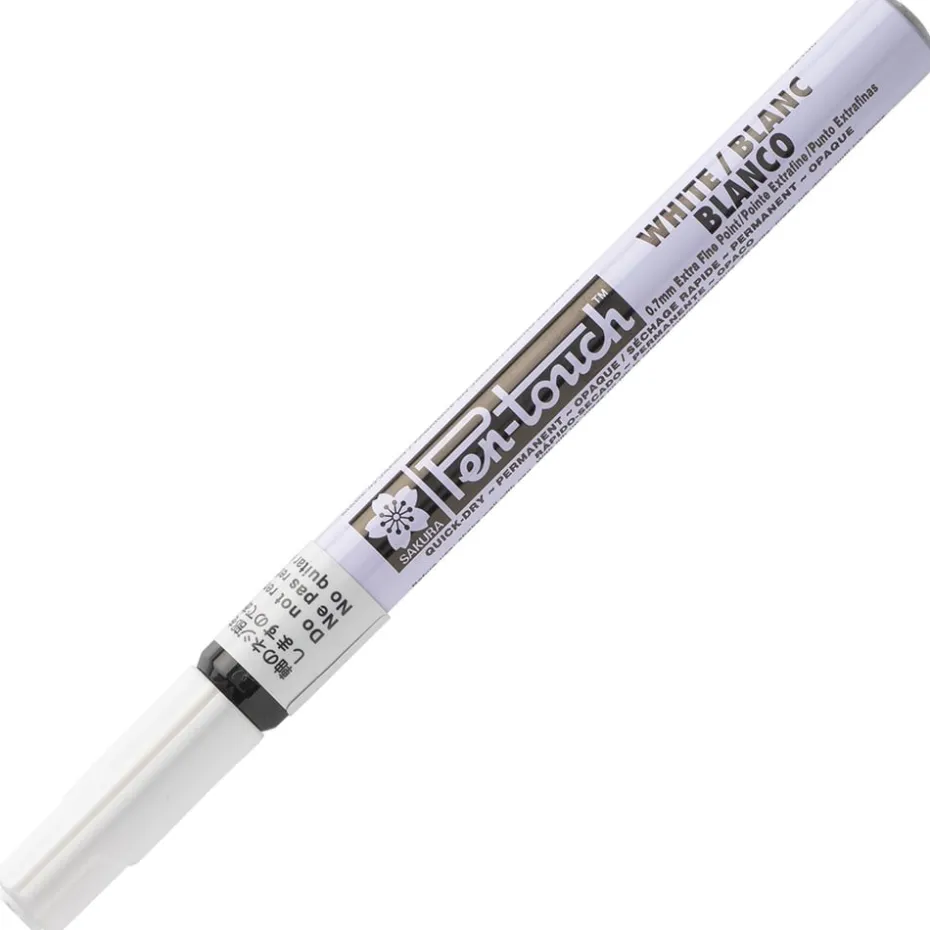 Sakura Pen-Touch – Extra Fine 0,7mm – Hvit