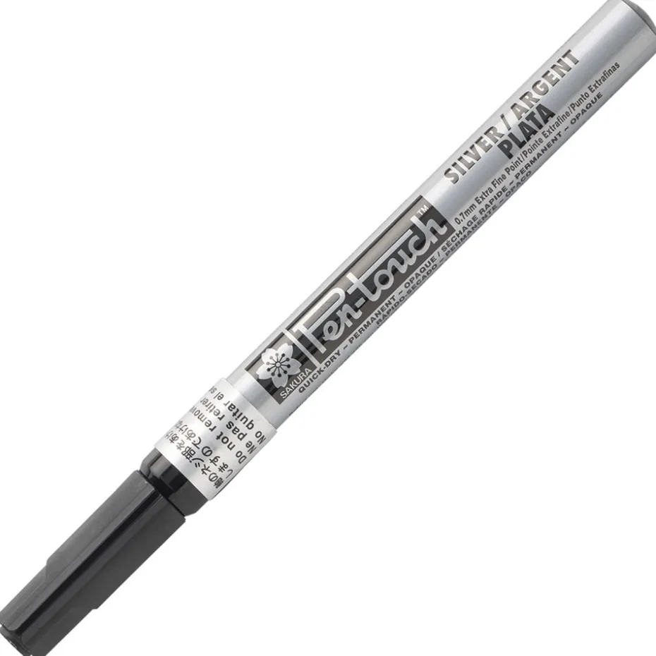 Sakura Pen-Touch – Extra Fine 0,7mm – Sølv