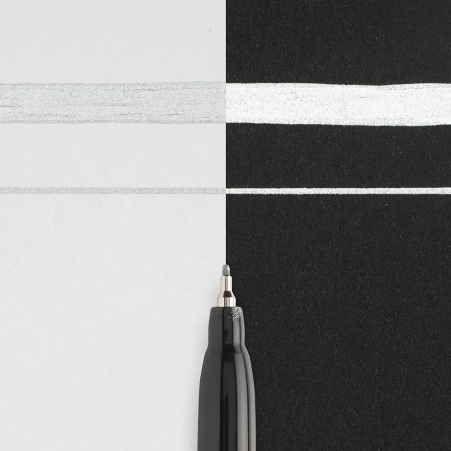 Sakura Pen-Touch – Extra Fine 0,7mm – Sølv