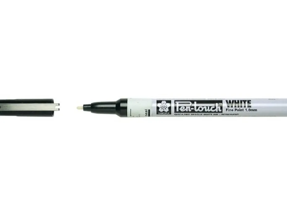 Sakura Pen-Touch – Fine 1,0mm – Hvit