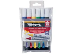 Sakura Pen-Touch – Medium 2mm – Sett 6stk – Deco
