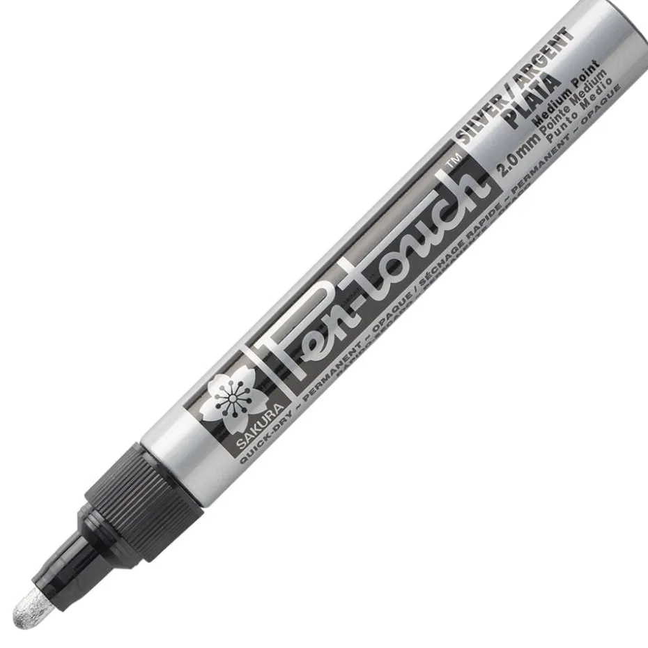 Sakura Pen-Touch – Medium 2,0mm – Sølv