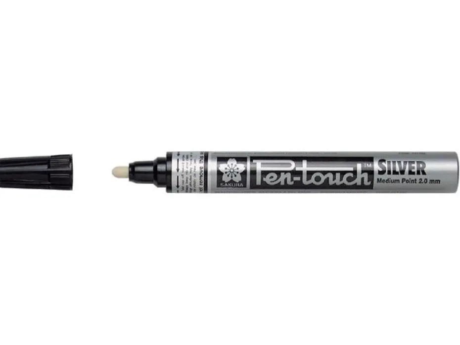 Sakura Pen-Touch – Medium 2,0mm – Sølv