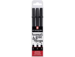 Sakura Pigma Calligrapher – Sett med 3stk