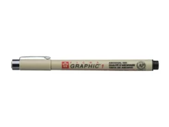 Sakura Pigma Graphic 1,0mm – #49 Sort