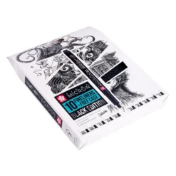 Sakura Pigma Micron Black Edition – 10stk + Case