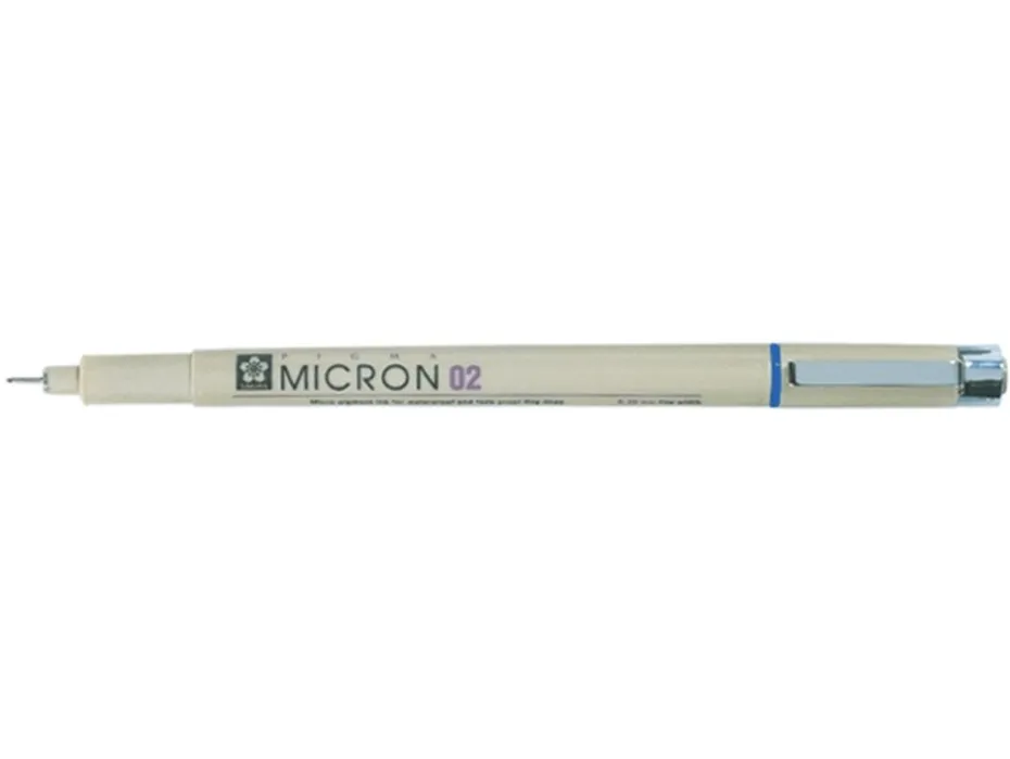 Sakura Pigma Micron 02 – 0,30mm – 36 Blå