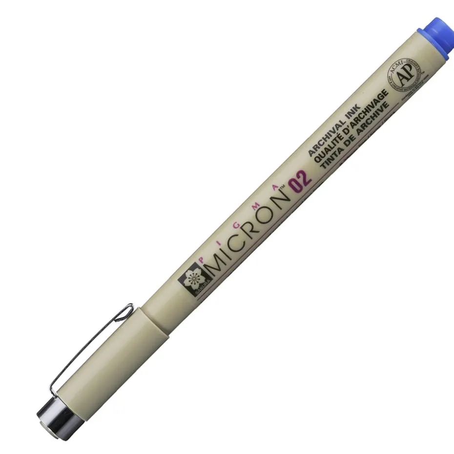Sakura Pigma Micron 02 – 0,30mm – 36 Blå