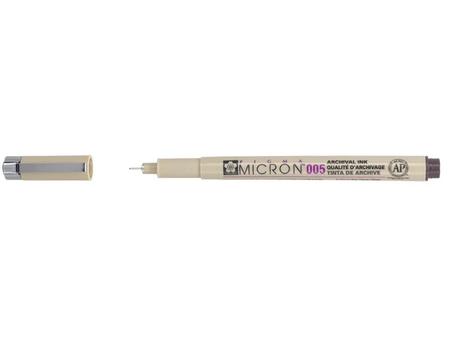 Sakura Pigma Micron 005 – 0,20mm – 12 Brun (lys brun)