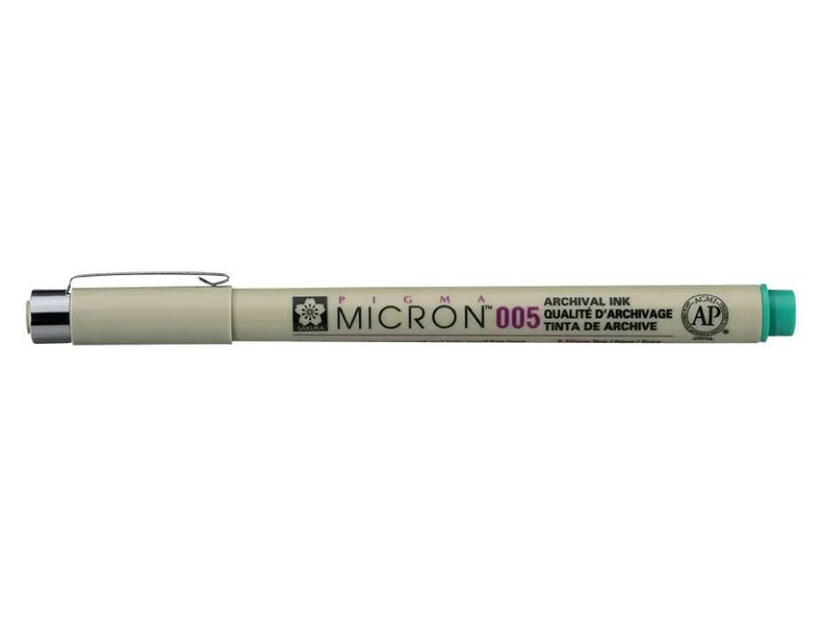 Sakura Pigma Micron 005 – 0,20mm – 29 Grønn
