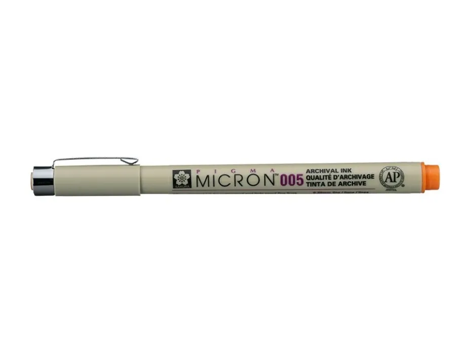 Sakura Pigma Micron 005 – 0,20mm – 5 Oransje