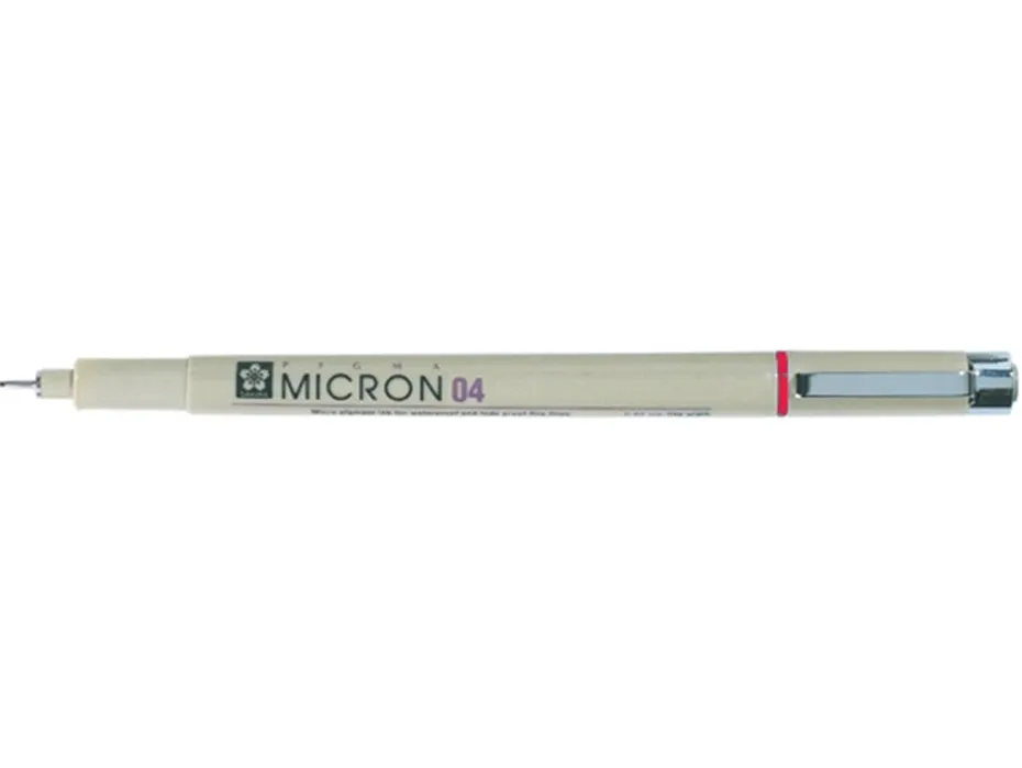 Sakura Pigma Micron 04 – 0,40mm – 19 Rød