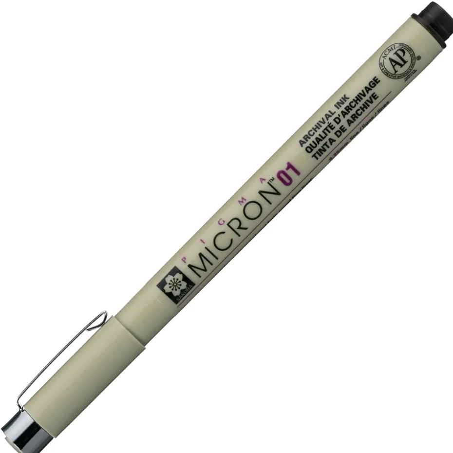 Sakura Pigma Micron 01 – 0,25mm – 117 Sepia (mørk brun)