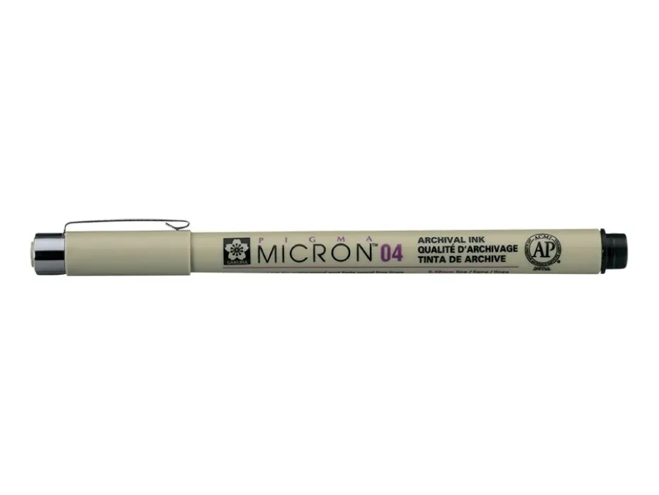 Sakura Pigma Micron 04 – 0,40mm – 49 Sort