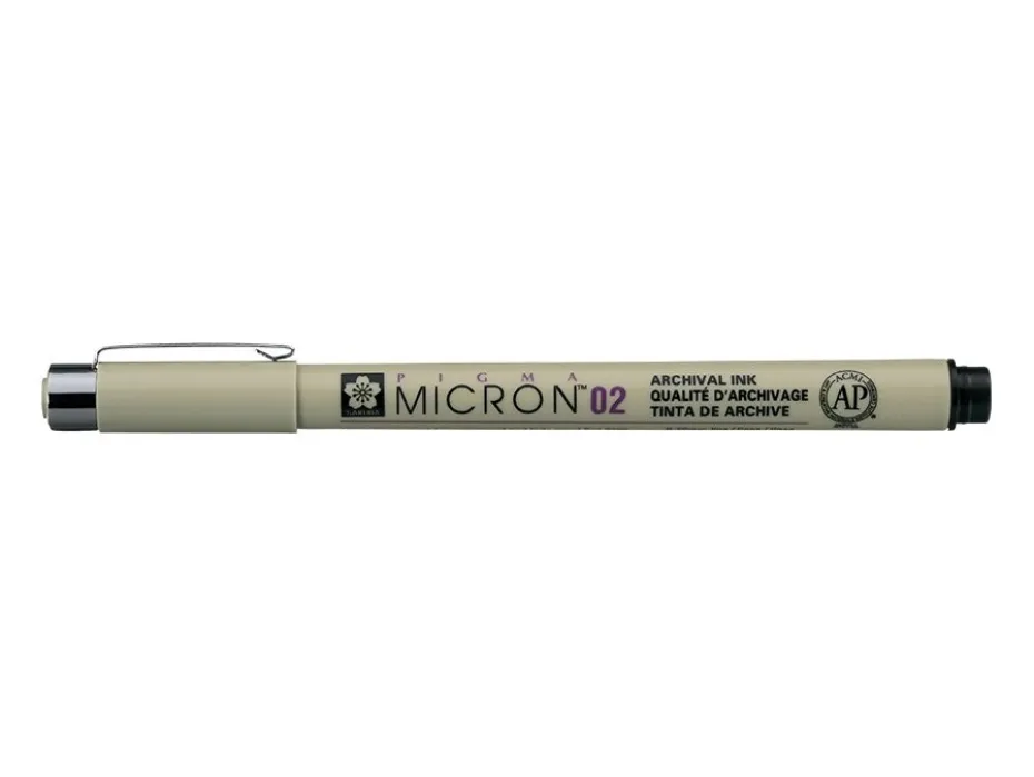 Sakura Pigma Micron 02 – 0,30mm – 49 Sort