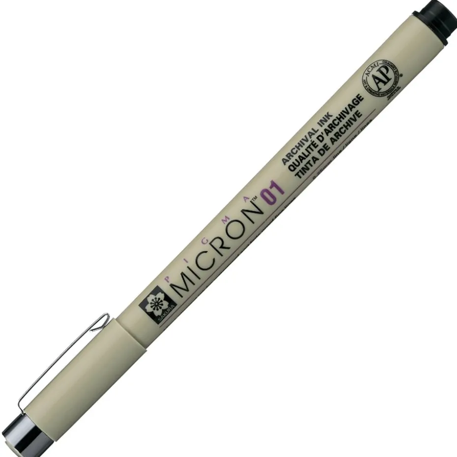 Sakura Pigma Micron 01 – 0,25mm – 49 Sort