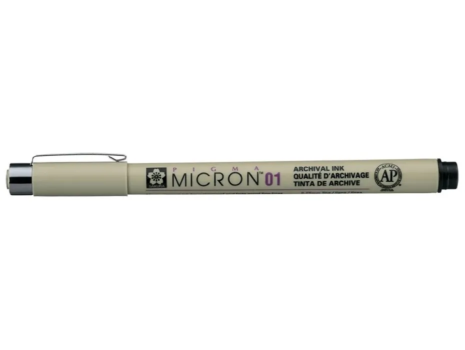 Sakura Pigma Micron 01 – 0,25mm – 49 Sort