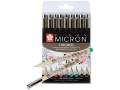 Sakura Pigma Micron Sett 05 – 9 farger