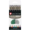 Sakura Pigma Micron Sett 6stk – 01 ass. farger