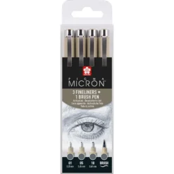 Sakura Pigma Micron Sett 4stk – Cool Gray