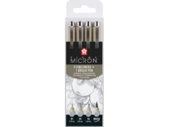 Sakura Pigma Micron Sett 4stk – Light Cool Gray