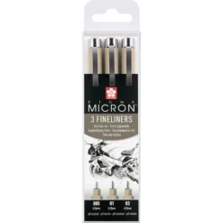 Sakura Pigma Micron Sett 3stk – 49 Sort – 005 01 03