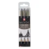 Sakura Pigma Micron Sett 3stk – 49 Sort – 08 10 12