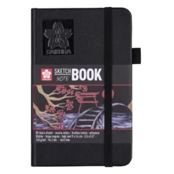 Sakura Sketch NoteBook – 9x14cm 140g/m – Sort