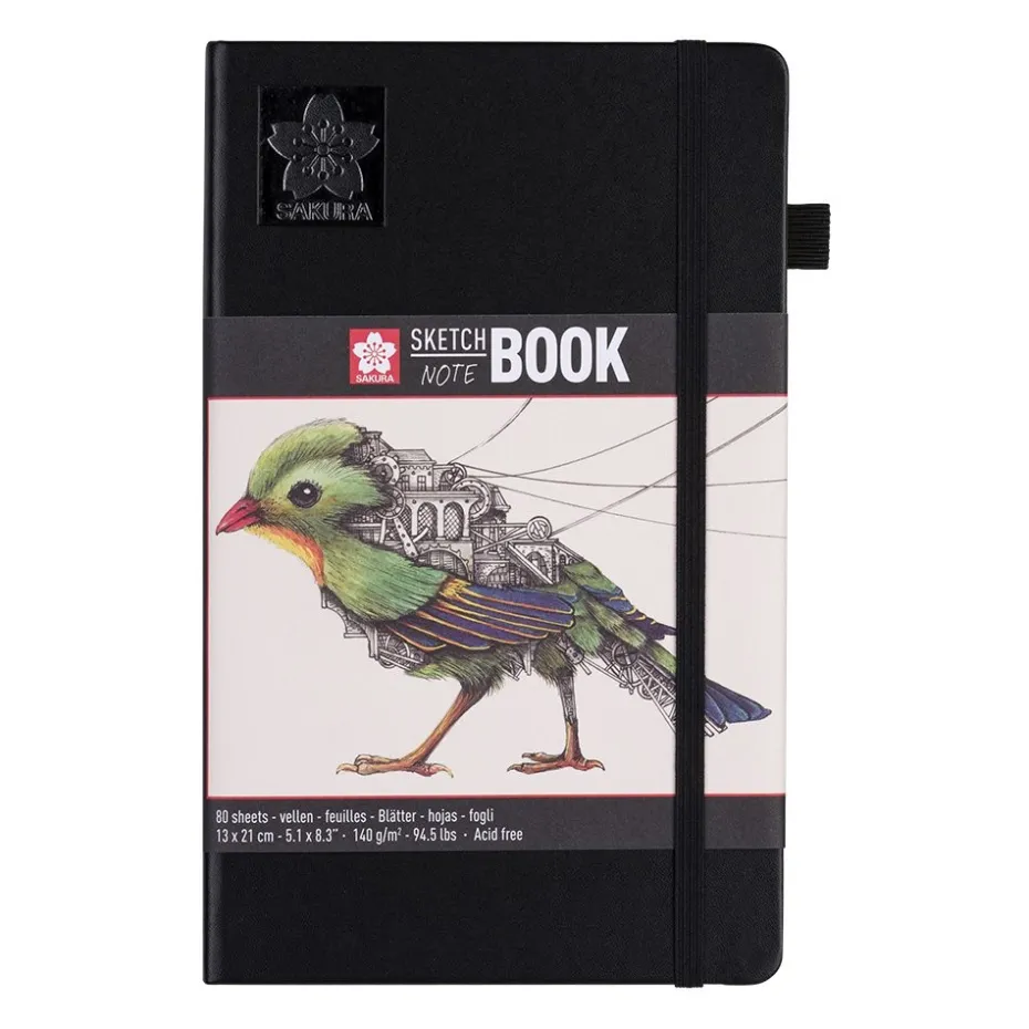 Sakura Sketch NoteBook – 13x21cm 140g/m – Kremhvit