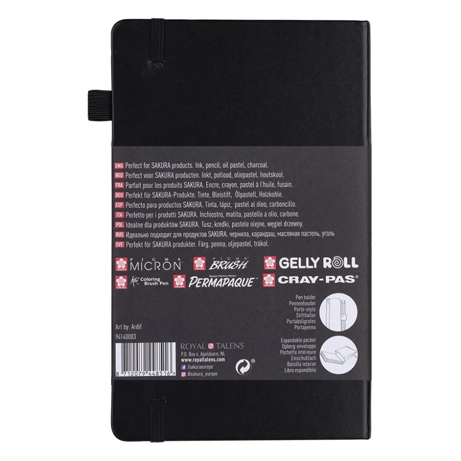 Sakura Sketch NoteBook – 13x21cm 140g/m – Kremhvit