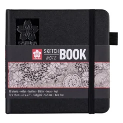 Sakura Sketch NoteBook – 12x12cm 140g/m – Kremhvit
