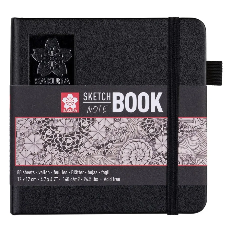 Sakura Sketch NoteBook – 12x12cm 140g/m – Kremhvit