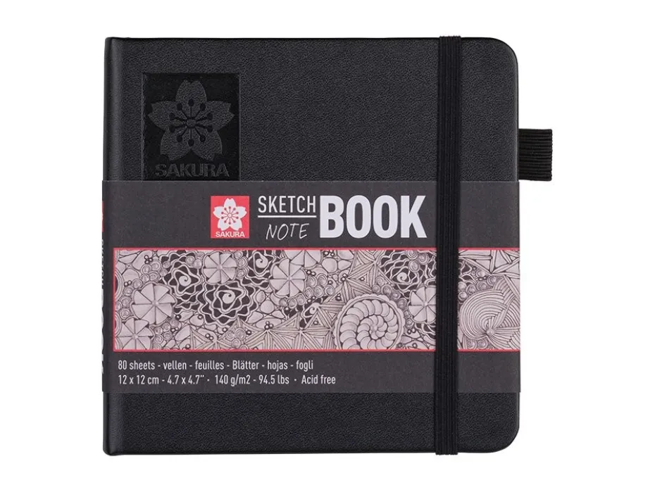 Sakura Sketch NoteBook – 12x12cm 140g/m – Kremhvit