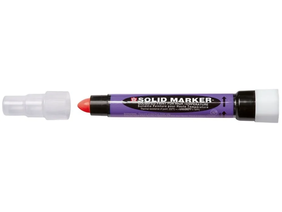 Sakura Solid Marker HIGH temp Fine – #19 Rød