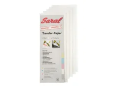 Saral Grafitt overføringspapir Hvit – 5 ark 22x28cm