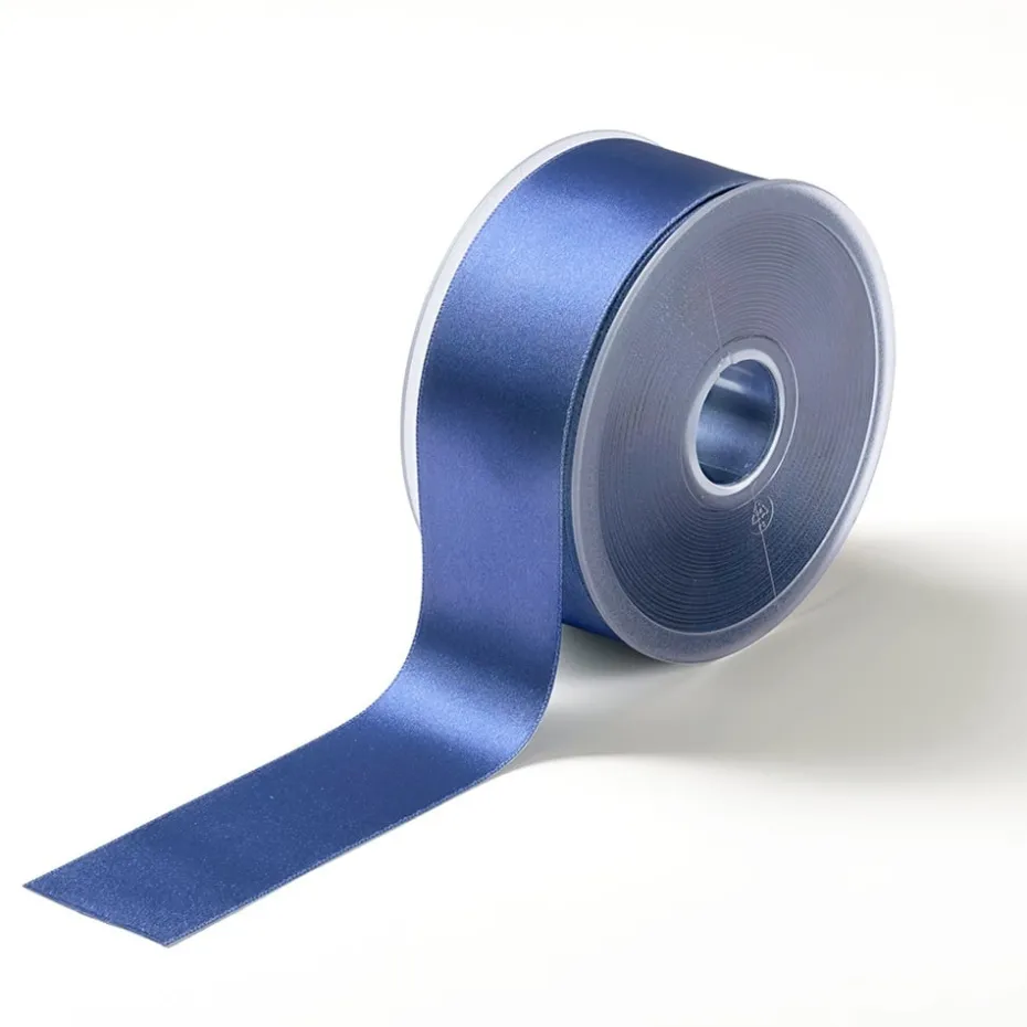 Satinbånd 38mm 25m – Blå
