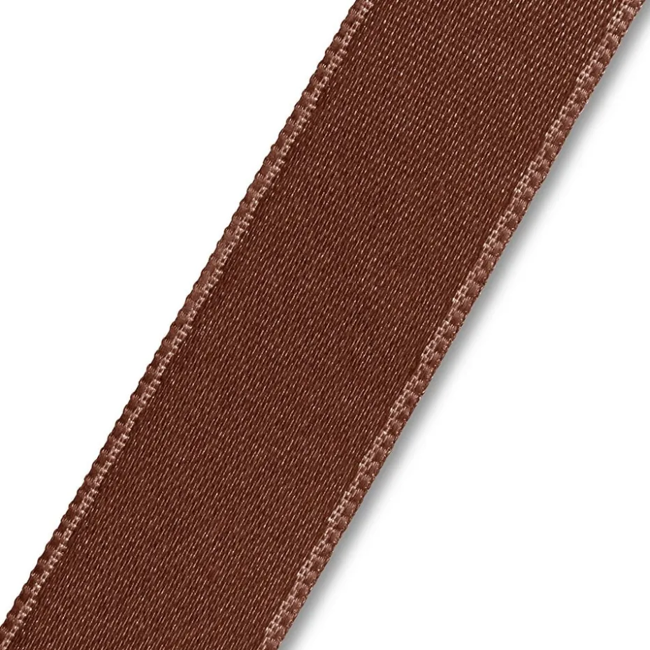 Satinbånd 15mm 25m – Brun