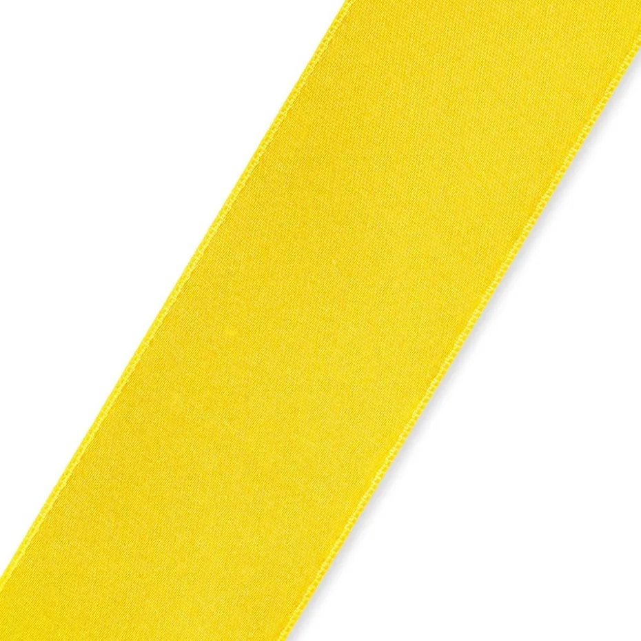 Satinbånd 38mm 25m – Gul