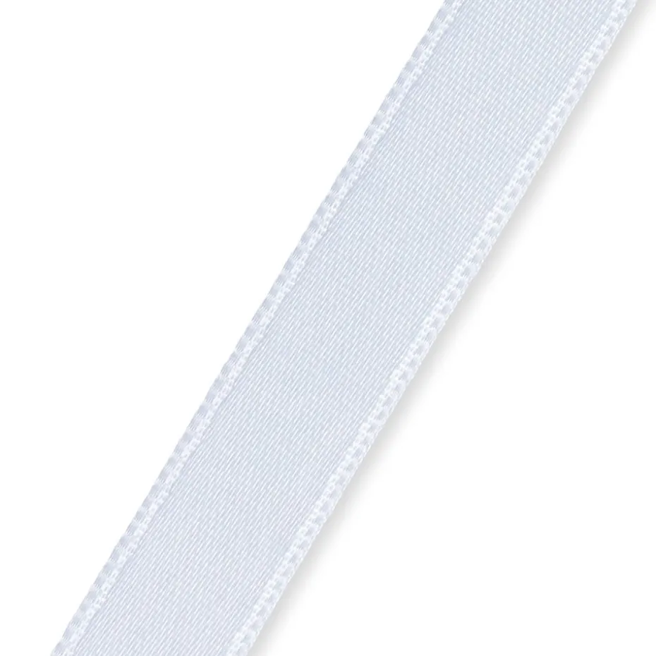 Satinbånd 10mm 25m – Hvit