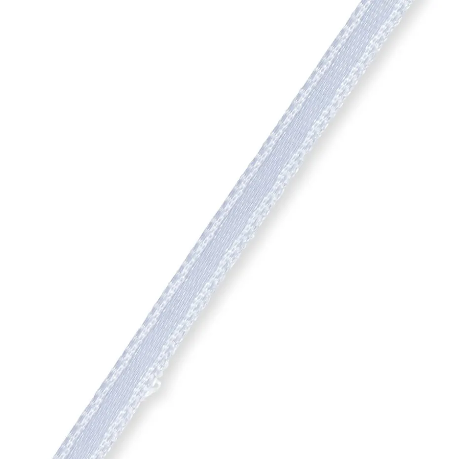 Satinbånd 3mm 50m – Hvit